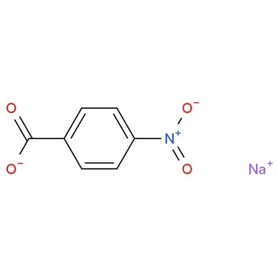 Sodyòm 4-nitrobenzoate CAS No.3847-57-2